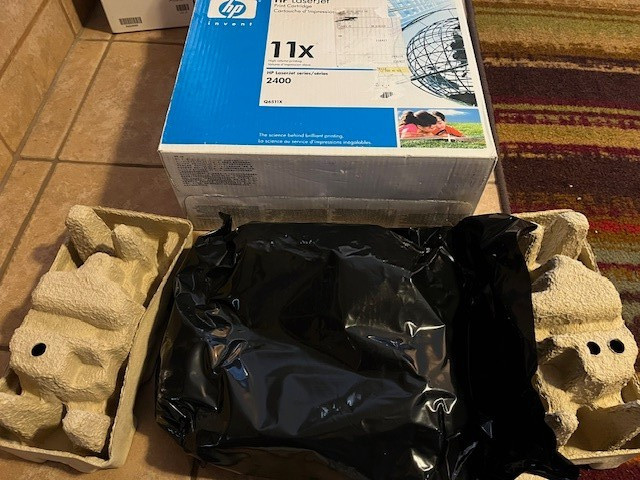 Genuine HP 11X Black Toner Print Cartridge Q6511X Open Box Sealed Bag