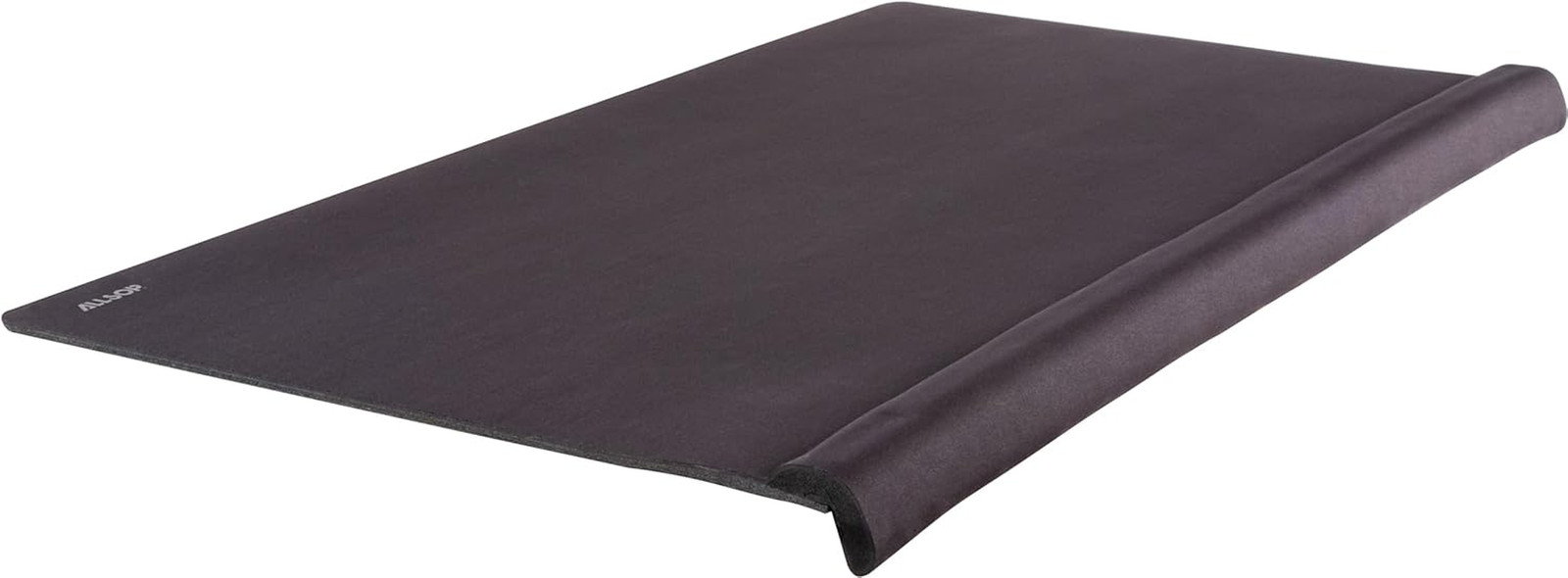 Ergoedge Deskpad W/Large Wrist Rest and Mousing Surface Foam, Large, Black