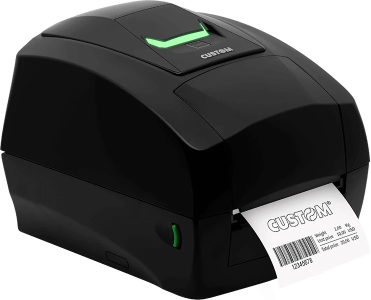 Custom Label Printer D4 102 USB Black (P/N: 911MK010100233)- Brand New, Sealed