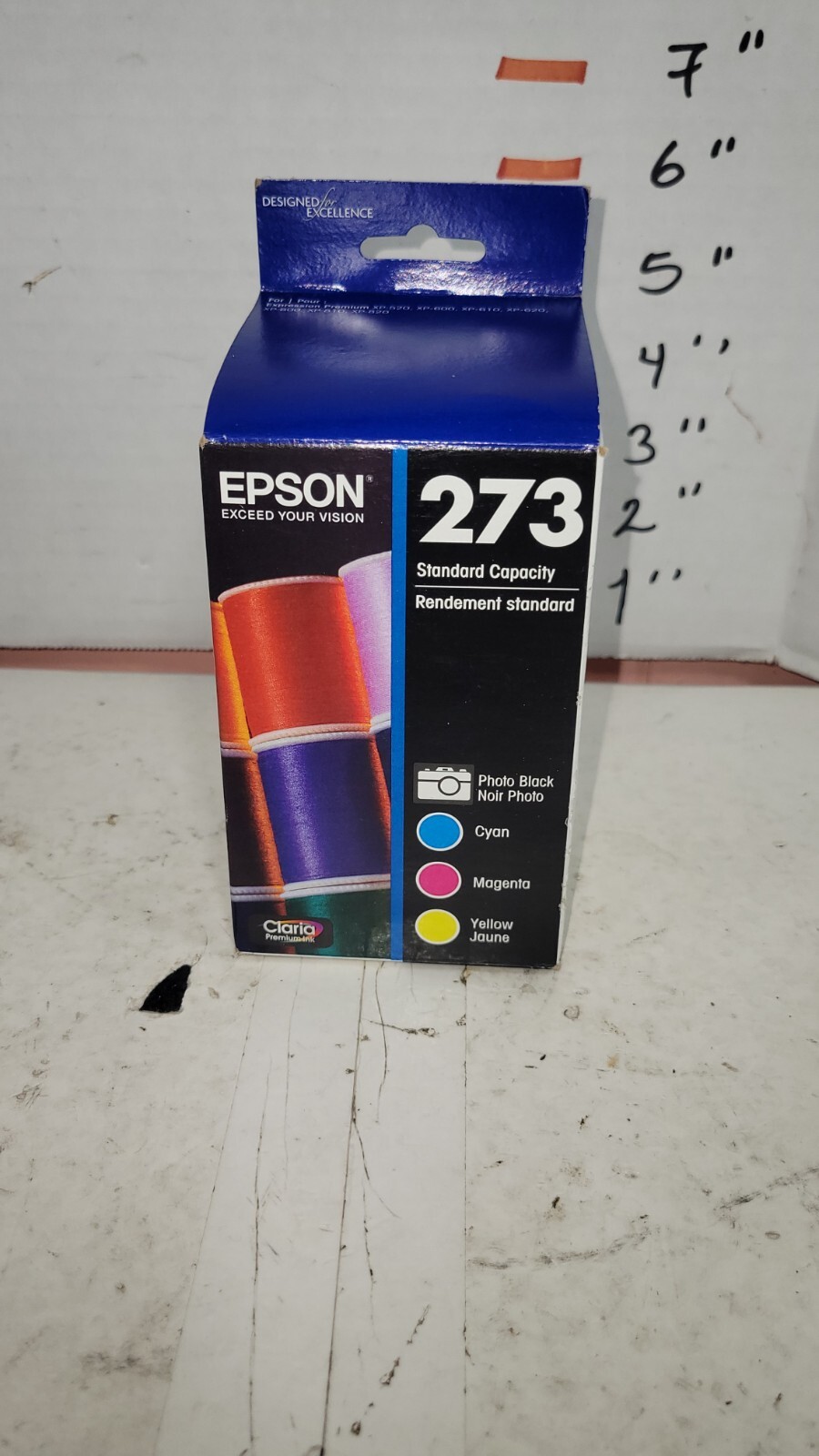 Epson 273 Photo Black, C/M/Y 4pk Combo Ink Cartridges - Exp. 03/2023