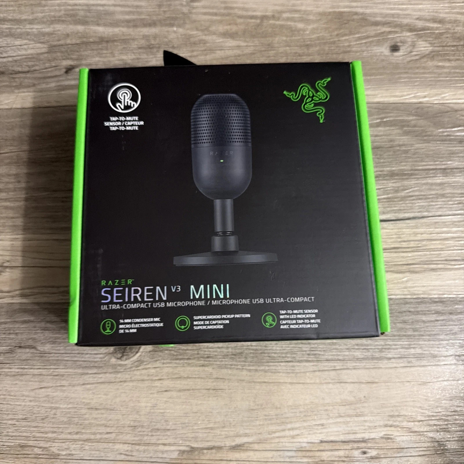Razer Seiren V3 Mini Ultra Compact USB Microphone Gaming Pro Mic Stream Podcast