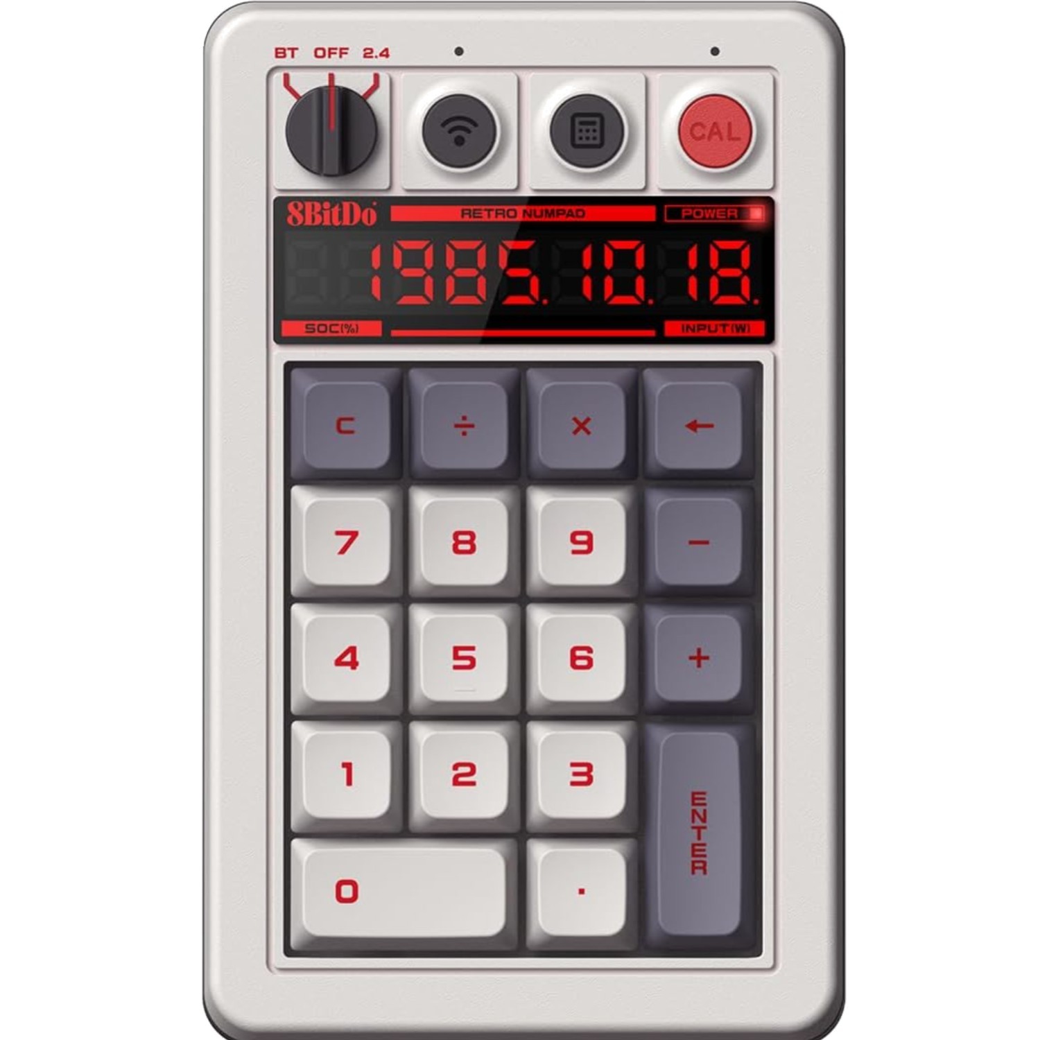 Retro 18 Mechanical Numpad - Stylish Bluetooth & USB for Android/Windows