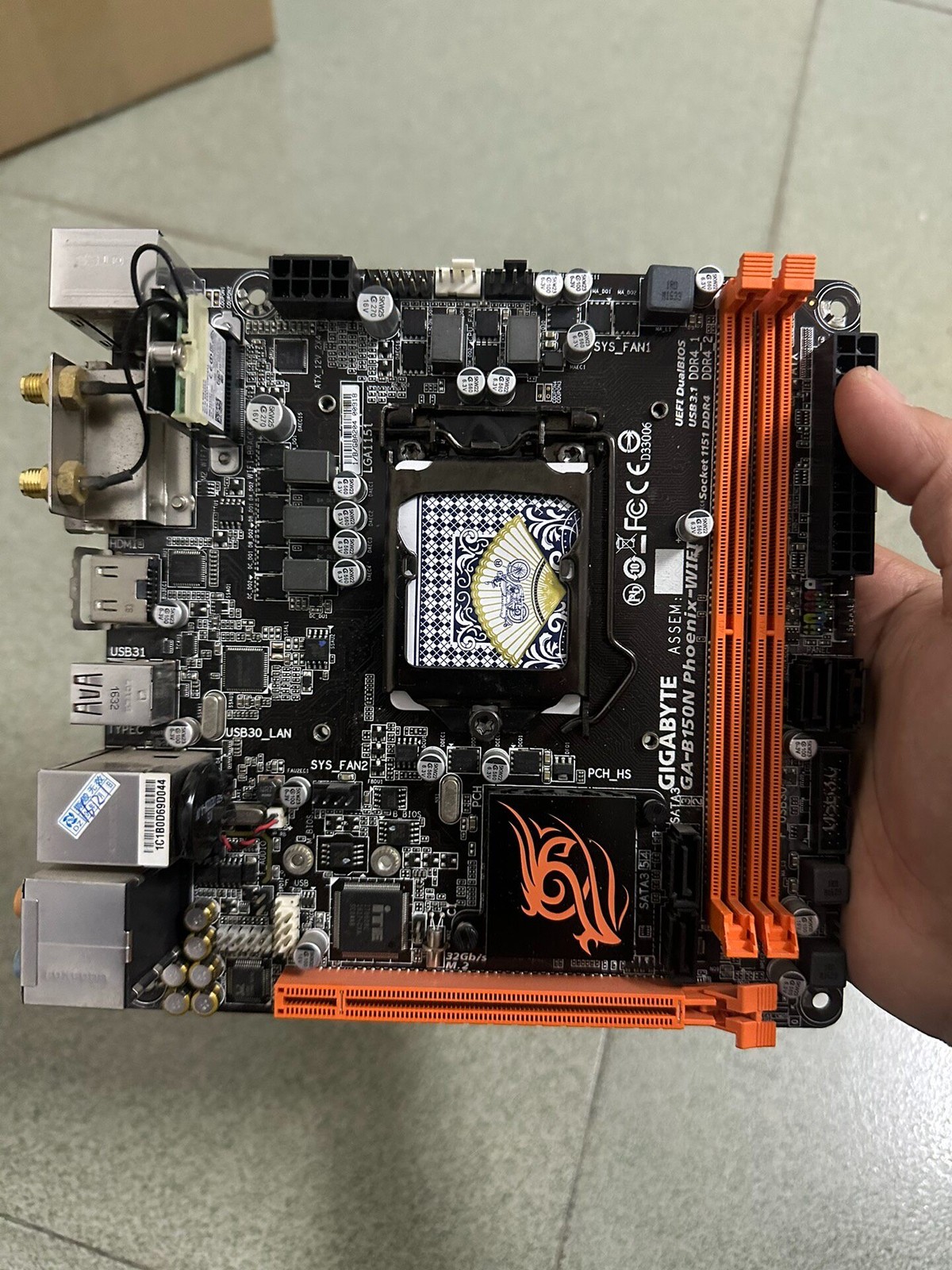Gigabyte GA-B150N Phoenix-WIFI LGA1151 Mini ITX Motherboard Intel B150 Mainboard