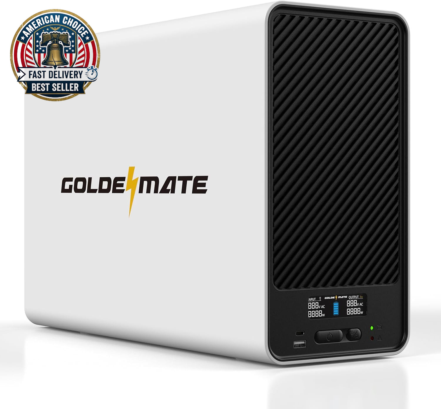 1500VA/1200W Lithium UPS Battery Backup and Surge Protector, Backup Battery Powe