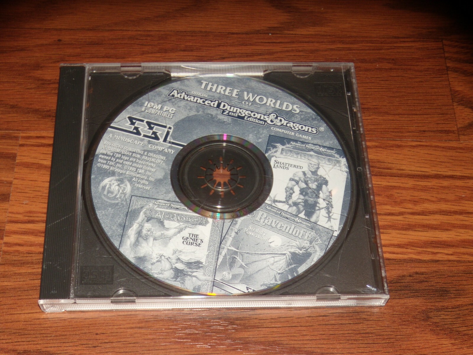 Three Worlds of Advanced Dungeons & Dragons  2nd Edition (PC, 1995) CD-ROM