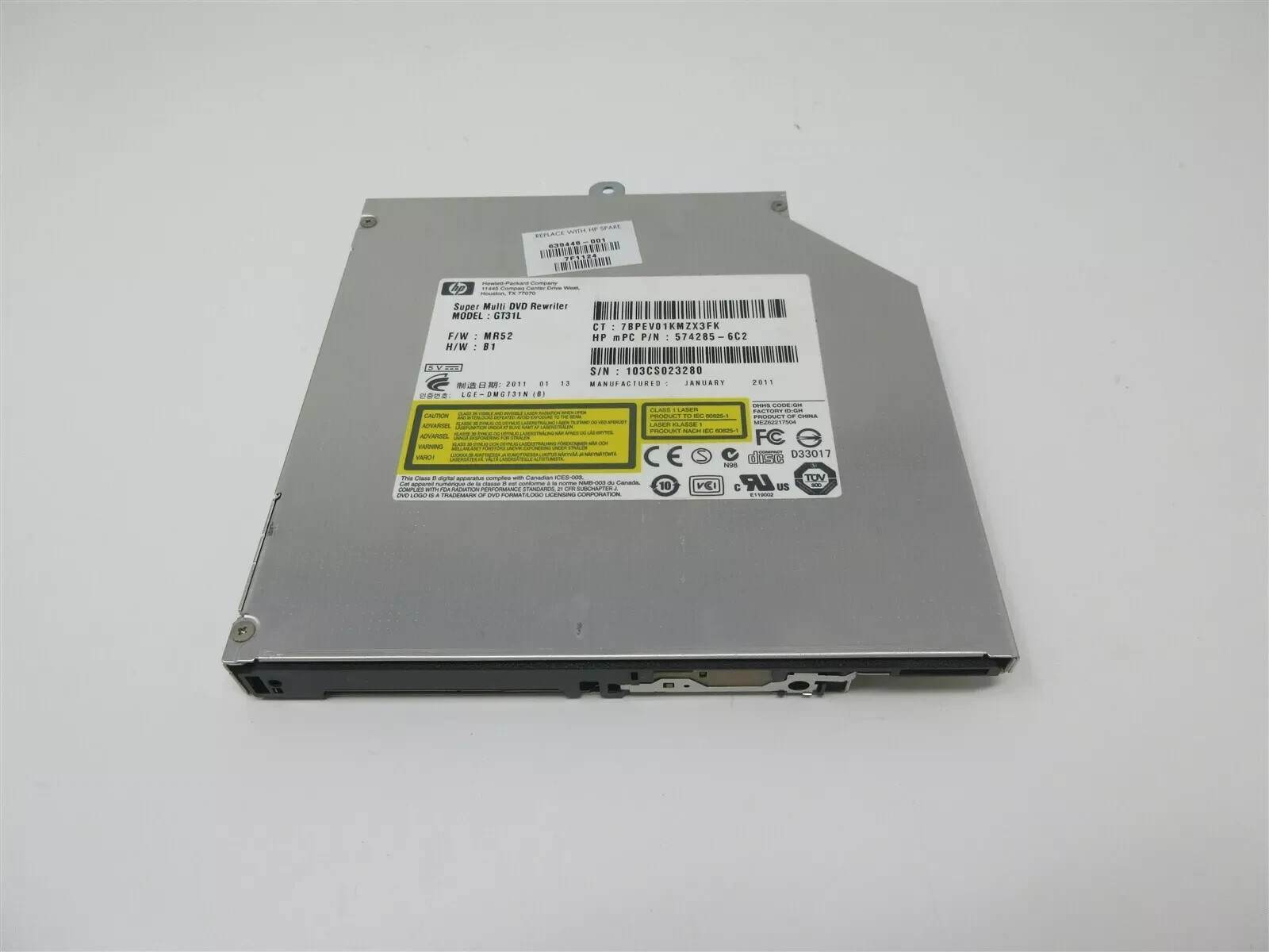 HP 6360B DVD±RW Super Multi DL LS Drive - 574285-6C2