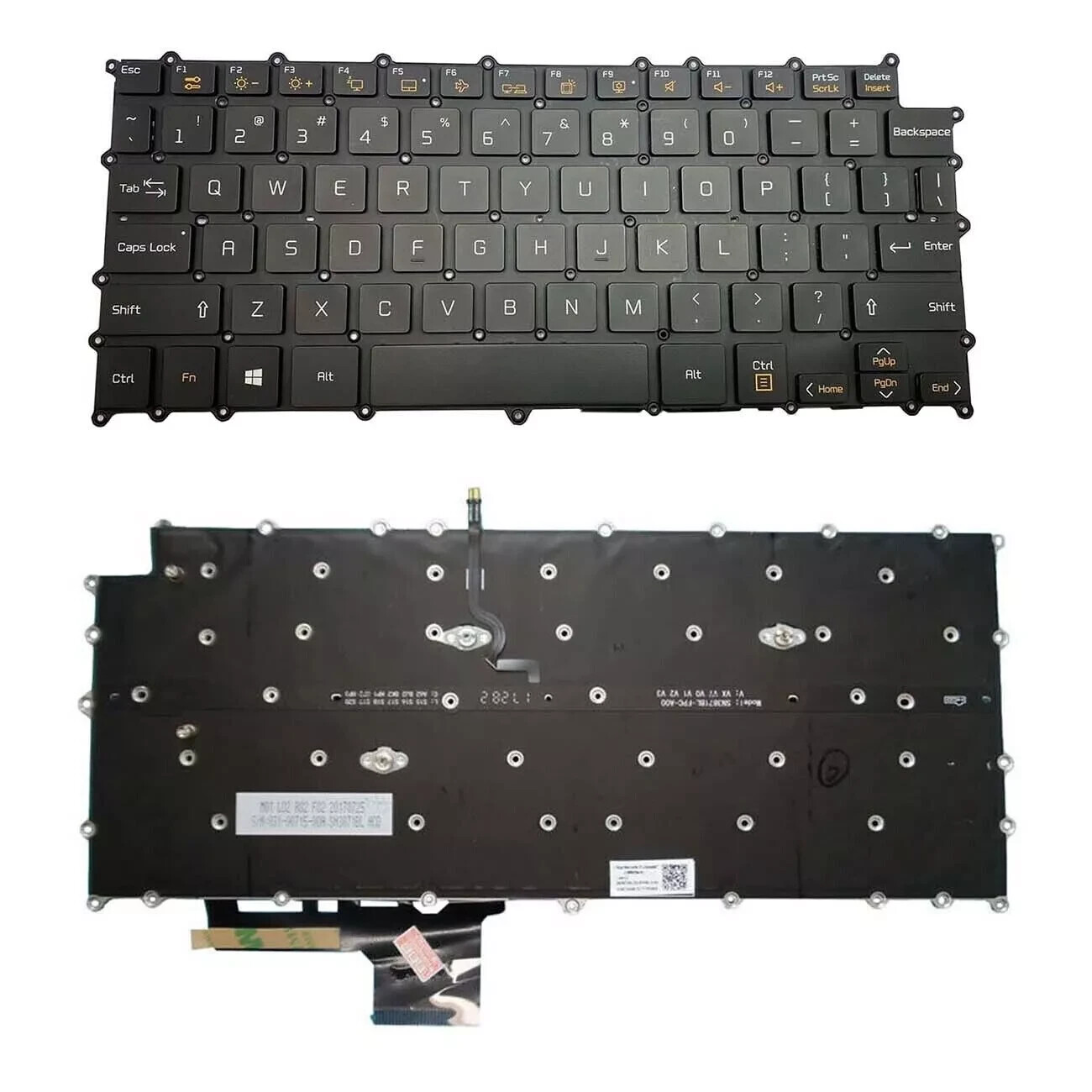 for LG Gram 13Z980 13ZD980 14Z980 US Layout Keyboard Backlit Laptop AEW73969812