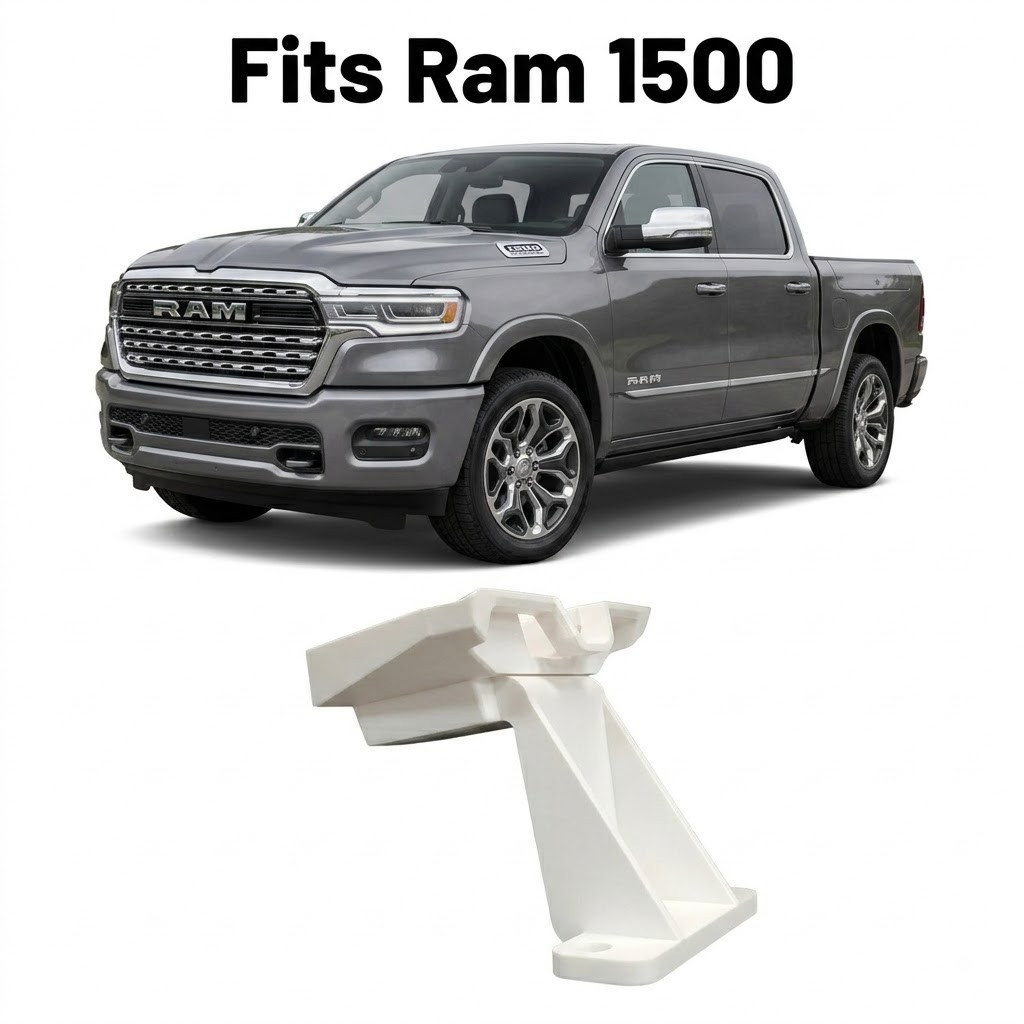 Starlink Mini Mount Interior Dash Mount for 5 generation Dodge Ram 1500 White