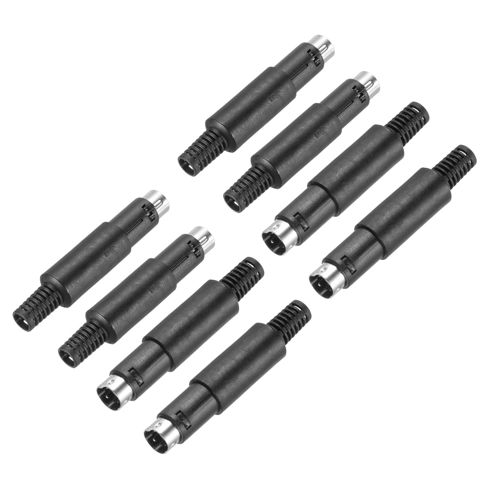 8 Pcs 4 Pin S-Video Male DIN Connector (for PS/2)