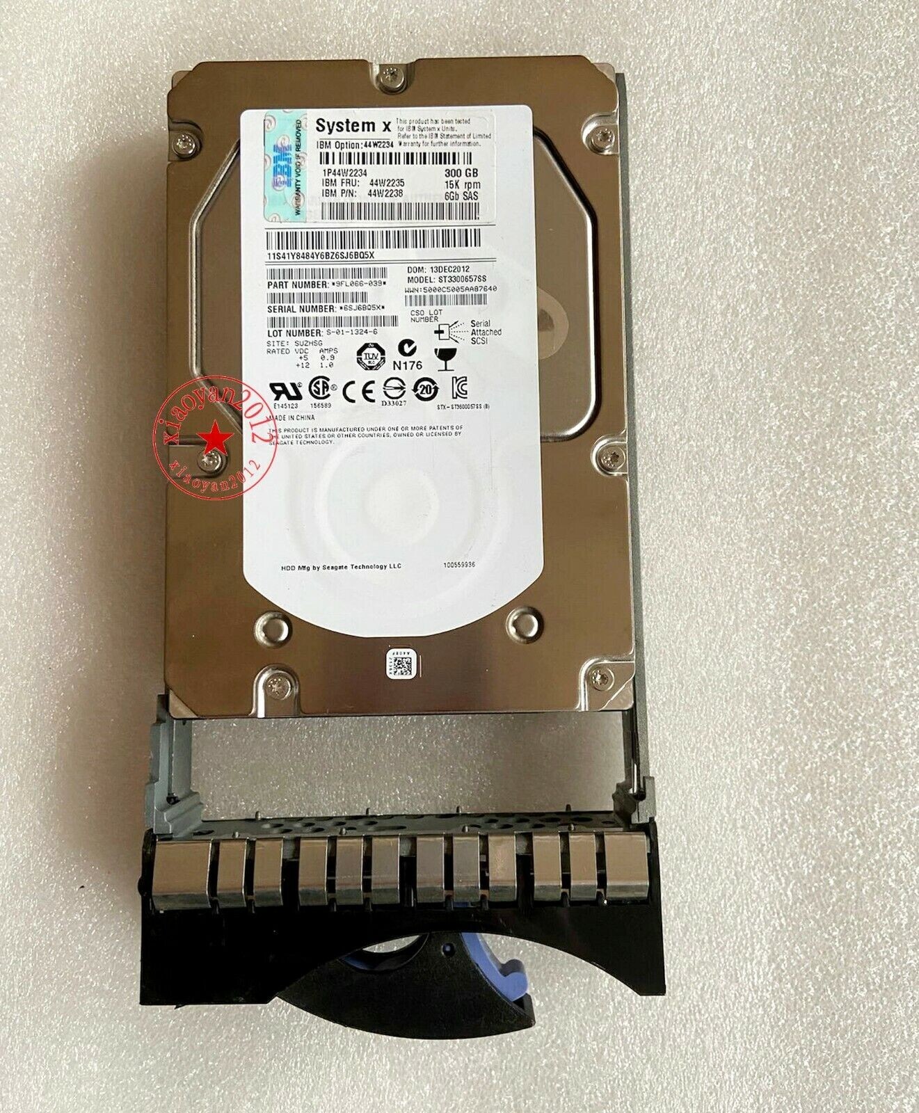 IBM 44W2234 43X0802 43X0805 44W2235 44W2238 300GB SAS 15K 3.5" HARD DISK DRIVE