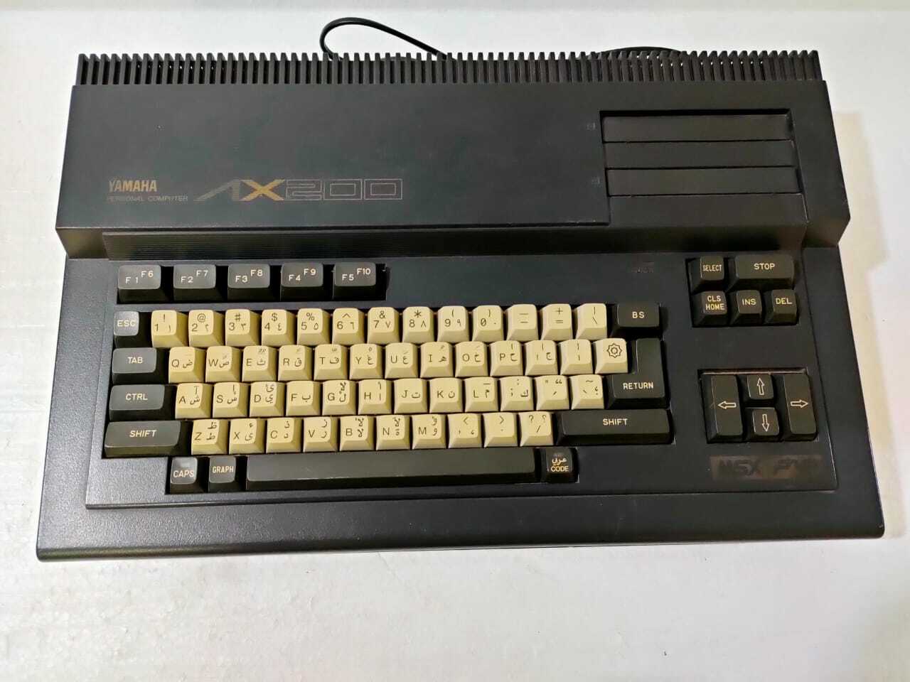 Christmas offer Vintage MSX AX 200 Al Alamiah sakhr صخر msx arabic 1980,s Japan 