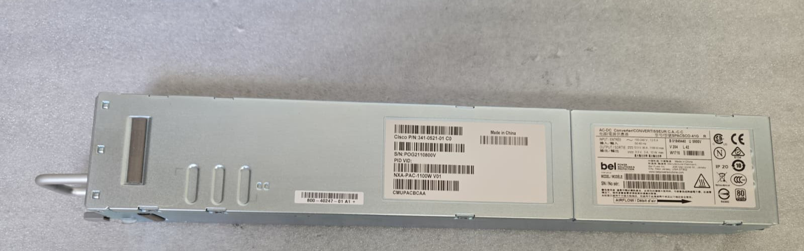Cisco NXA-PAC-1100W ARTESYN 700-013966-0000 1100W Power Supply Unit PSU TESTED