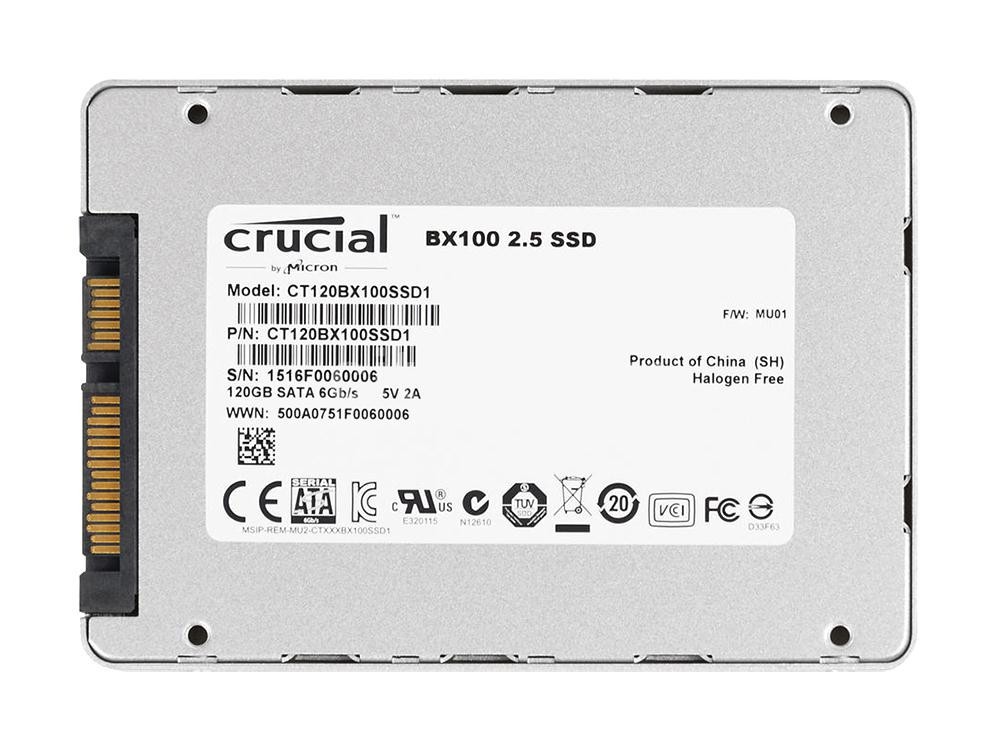 Micron Crucial BX100 120GB SSD Model CT120BX100SSD1