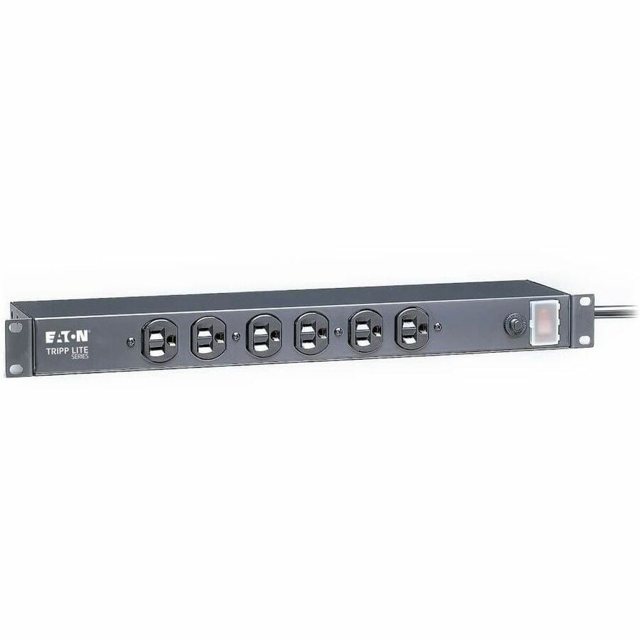 Tripp Lite by Eaton 1U Rack-Mount Network Server Power Strip 120V 15A 6-Outlet