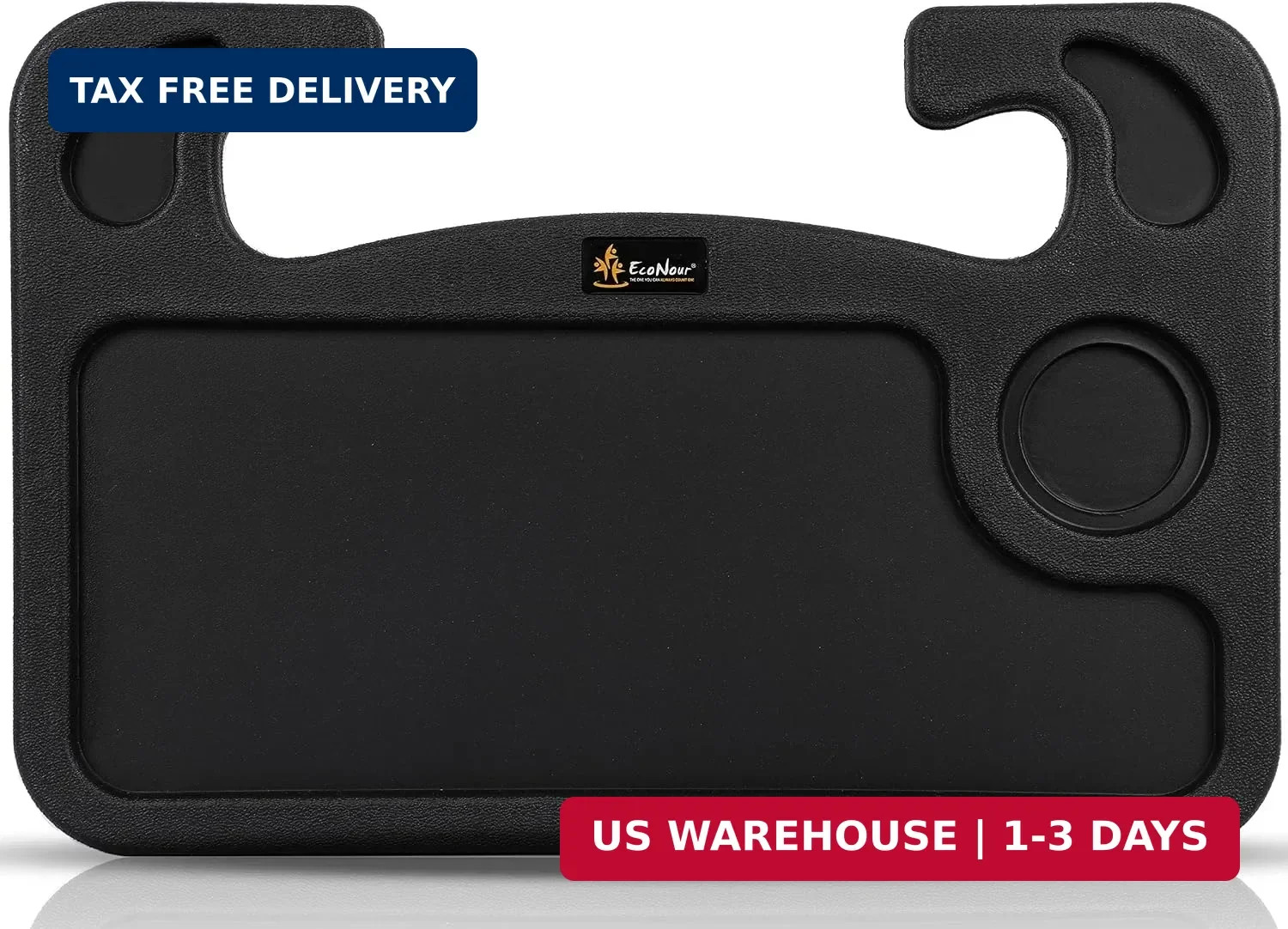 EcoNour 2 in 1 Car Steering Wheel Desk | Car Tray for Laptop