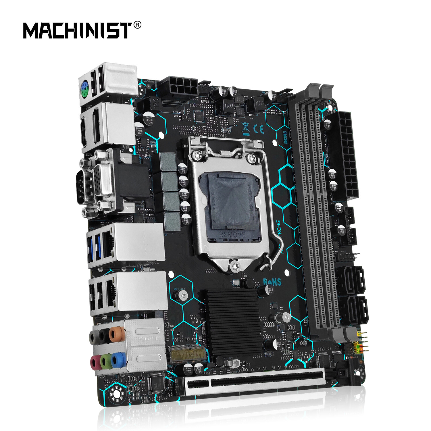 MACHINIST H97 Strong Motherboard ITX LGA1150 Motherboard PCIe 3.0 3x DDR3 RAM