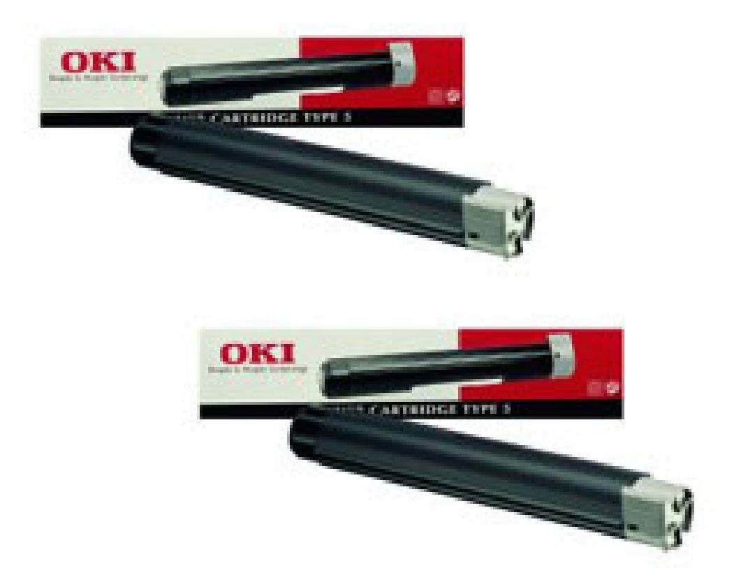 2 X Original Toner OKI OL 400E 400EX 410EX 600E 610EX 810EX / 09002395 Type 2