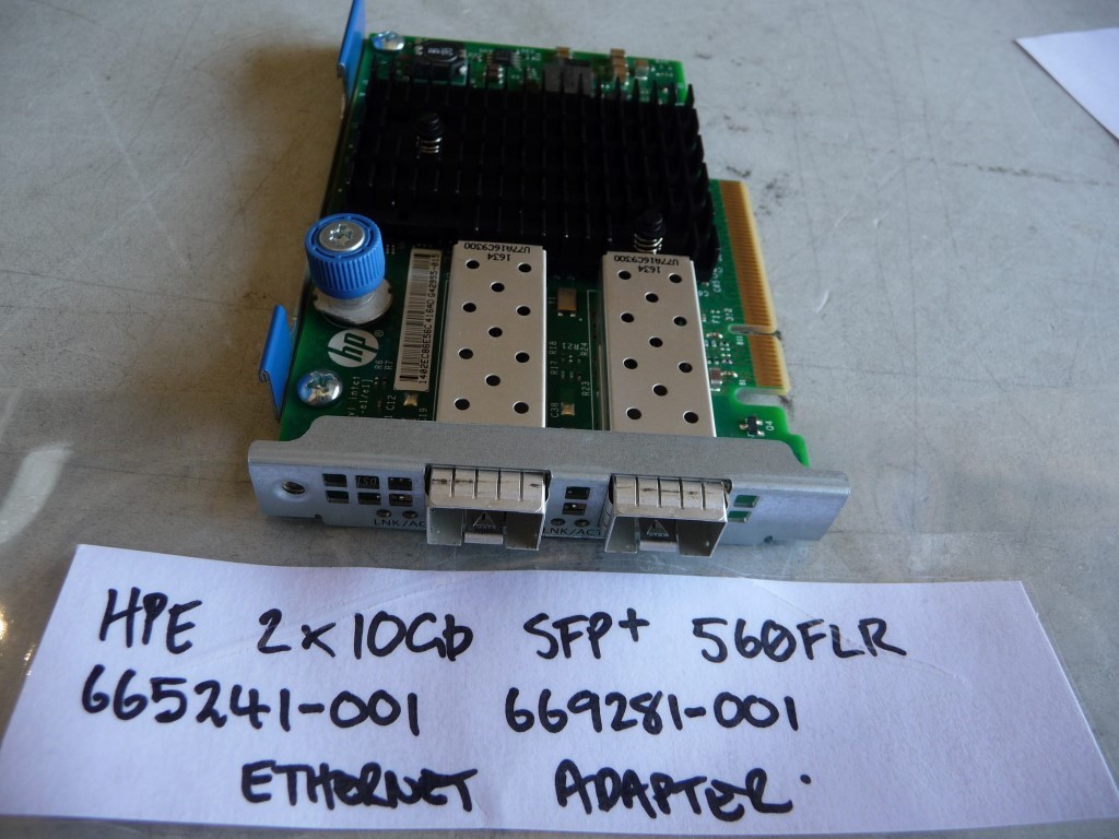 AU SELLER HPE 2x 10Gb Port SFP+ 560FLR 665241-001 669281-001 ADAPTER  - TESTED