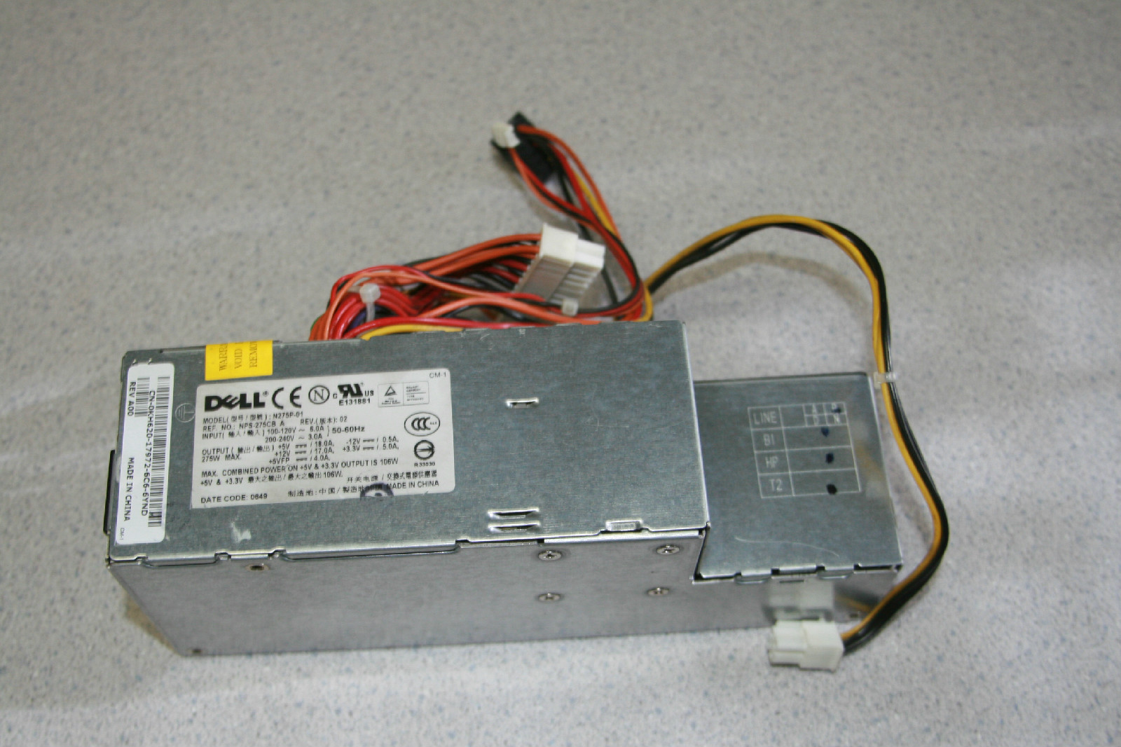 Dell Optiplex sff 755 740 745 275W Power Supply H275P MH300 WU142 KH620 