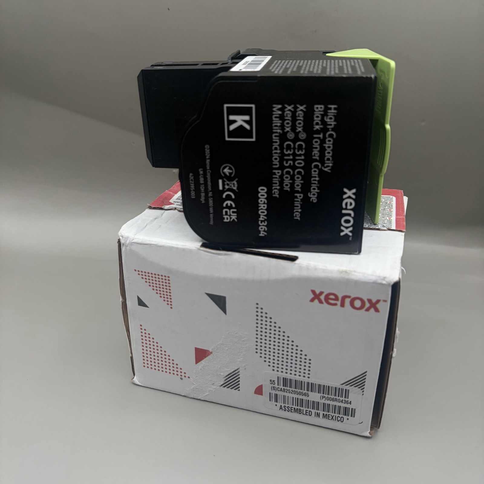 Xerox Genuine 006R04364 Black High Capacity Toner C310 C315 Open Box