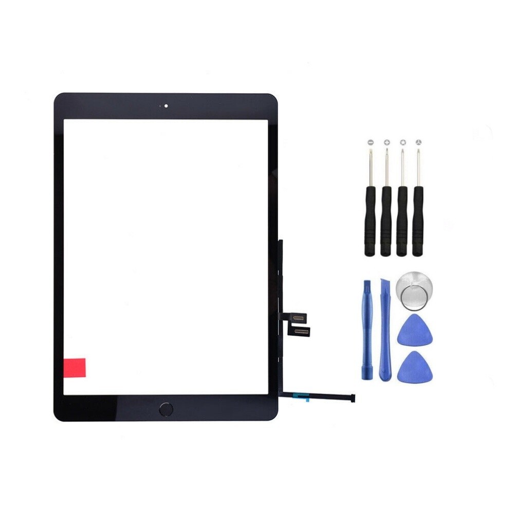 For iPad 9 10.2 9th Gen A2603 A2604 A2602 2021 Touch Screen Digitizer Black Home