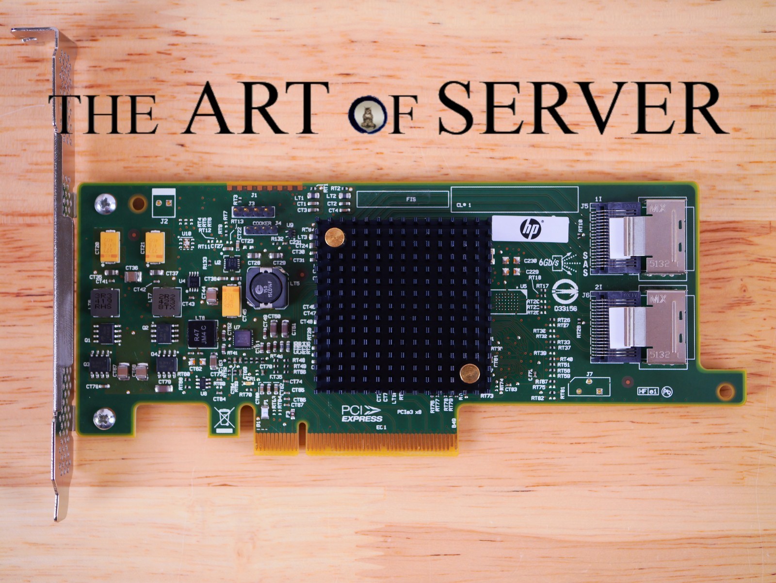 HP H220 (=LSI 9207-8i) 6Gbps SAS PCIe 3.0 HBA P20 IT Mode ZFS TrueNAS UnRAID