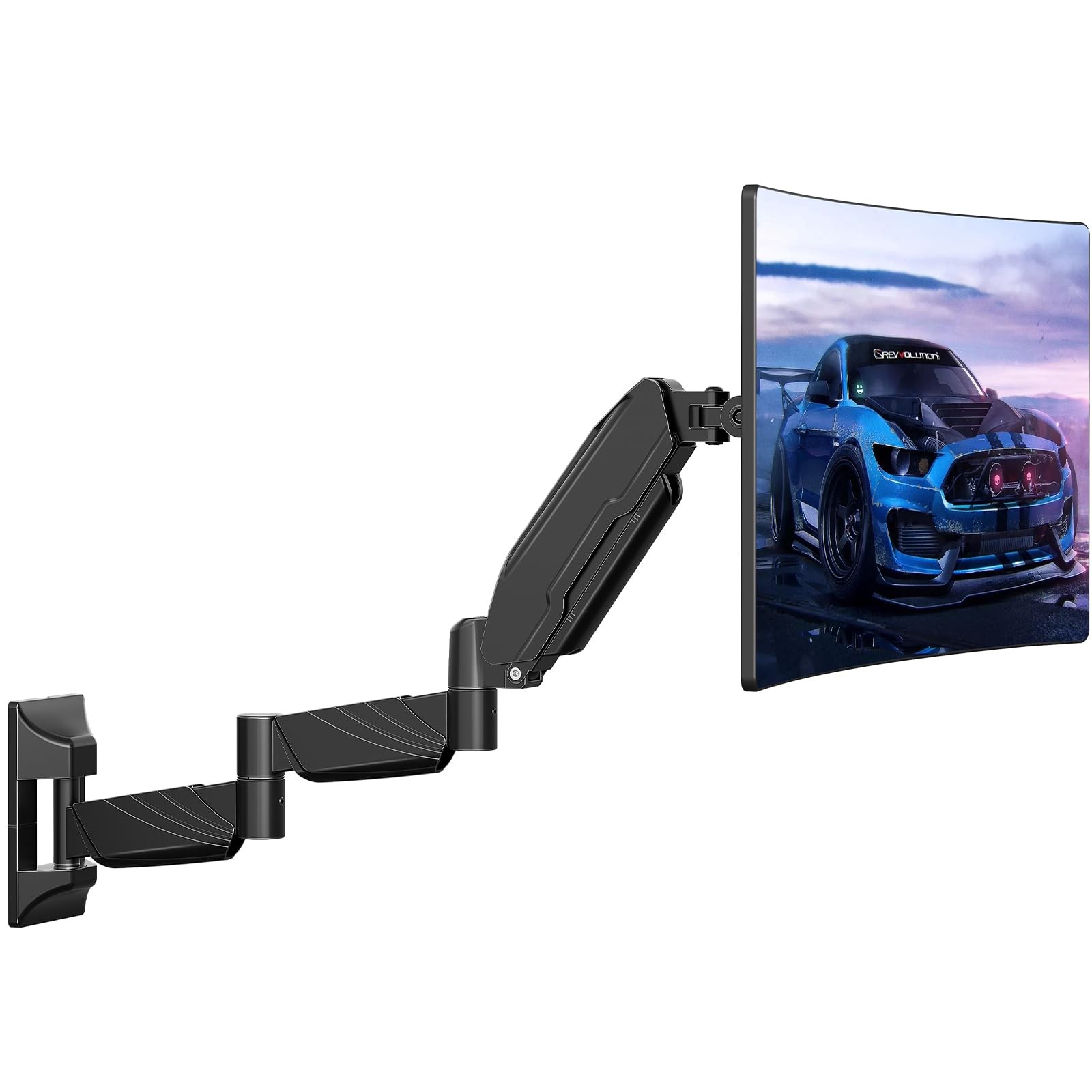Monitor Wall Mount for 13 to 32 inch Computer Screen, Extra Long Adjustable