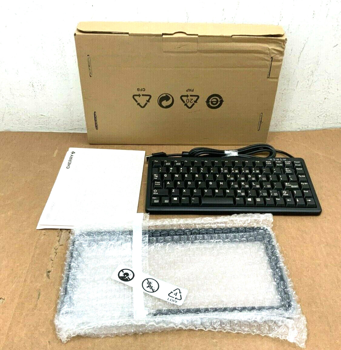 Cherry Electrical Ultraslim USB Keypad EZN-4100LCMUS-2 ✅❤️️✅❤️️ New Open Box