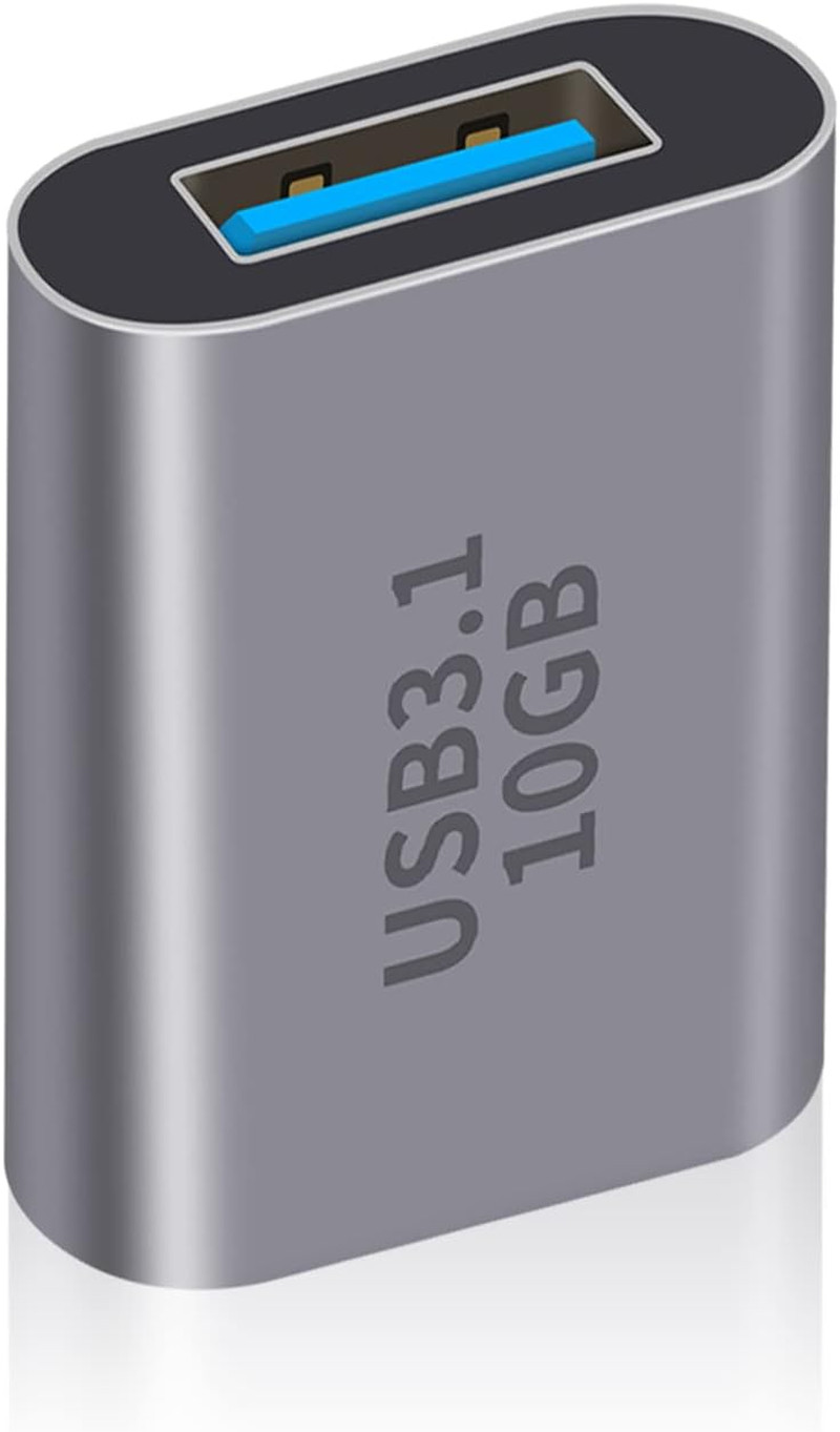 Adaptador USB C hembra a USB hembra 10Gbps bidireccional datos y carga para PC