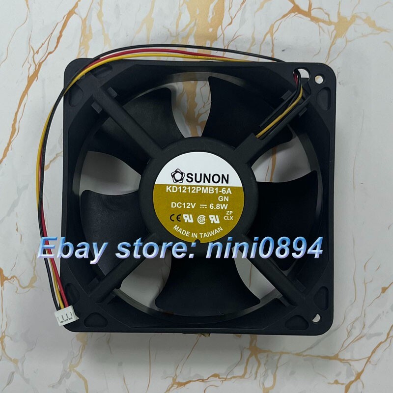 SUNON KD1212PMB1-6A 12038 DC12V 6.8W 120*120*38MM 3-Pin Inverter Cooling Fan