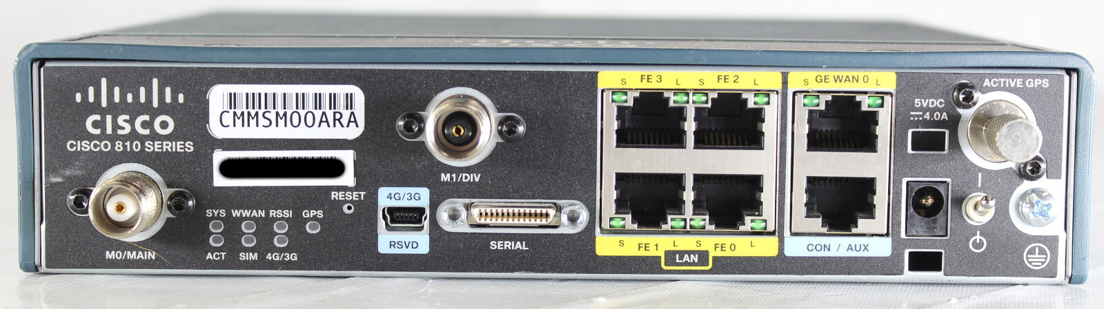 Cisco 819-4G Router C819G-4G-VZ-K9 800-45405-01 CMMSM00ARA (No AC Adapt/antenna