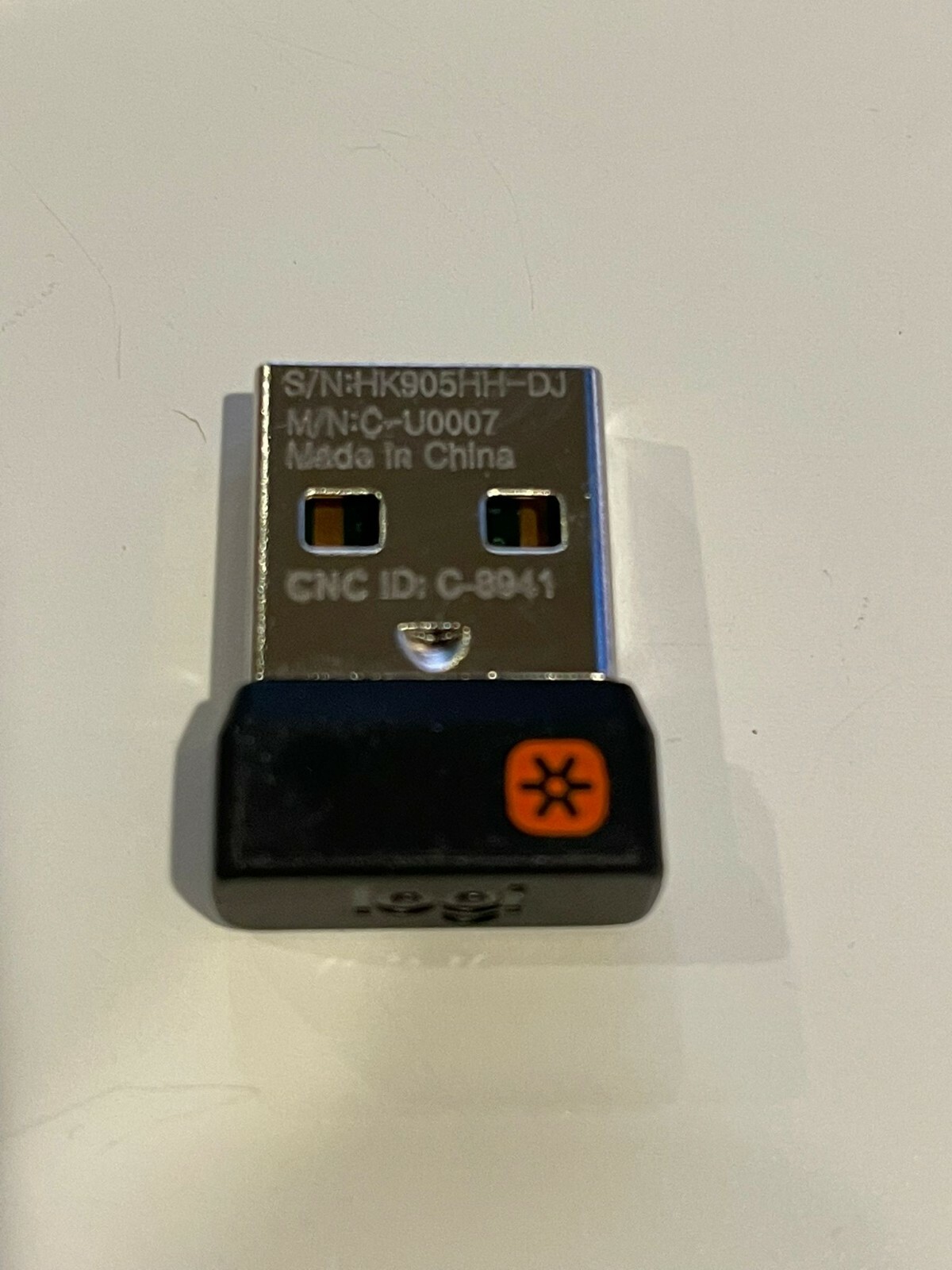 Logitech USB Unifying Receiver dongle Model C-U0007  