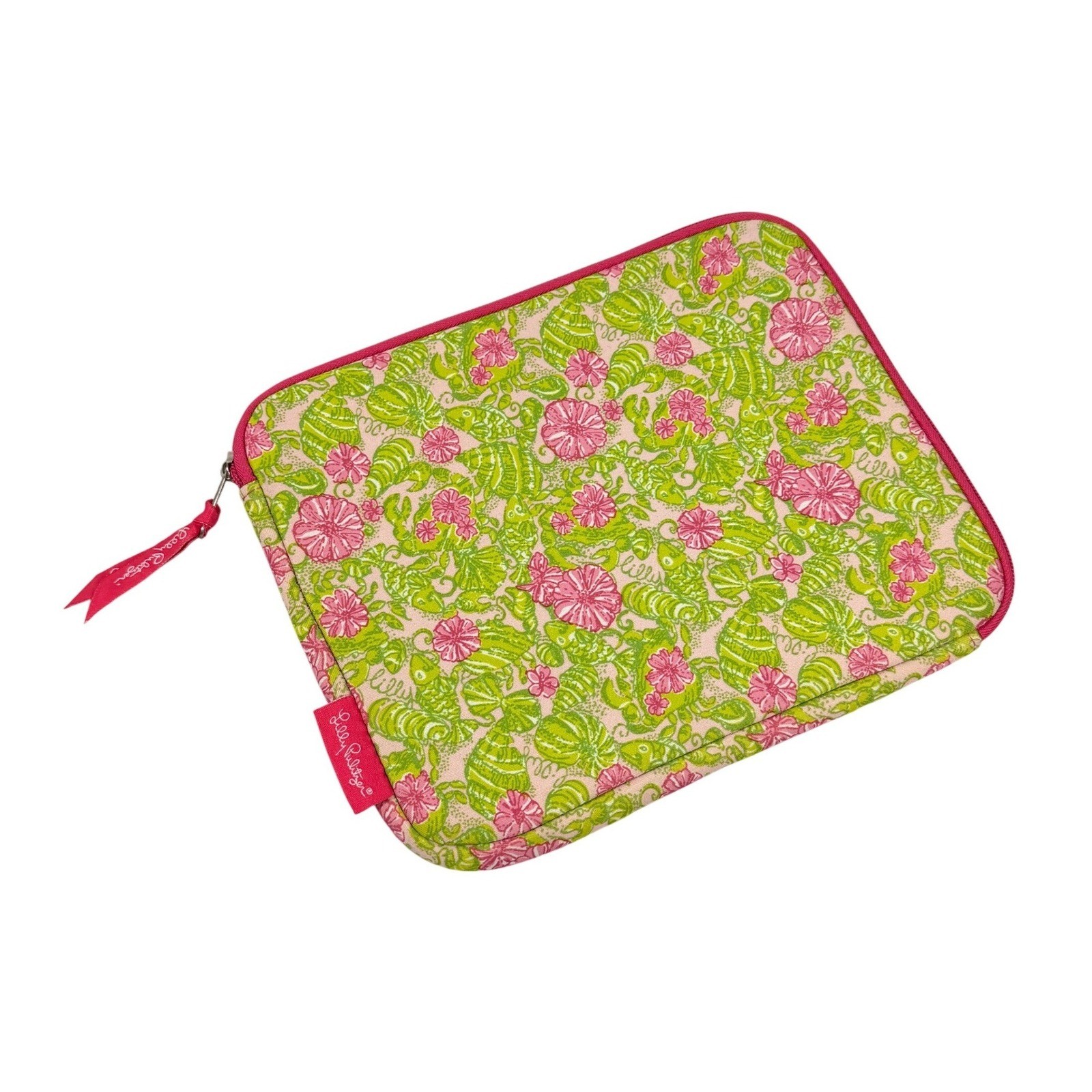 NWOT New Lilly Pulitzer Soft iPad Tablet Case Pink Green Floral