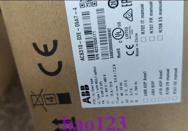 ACS310-03E-09A7-4 Inverter Servo driver ACS310-03E-09A7-4 4KW New DHL/FedEx