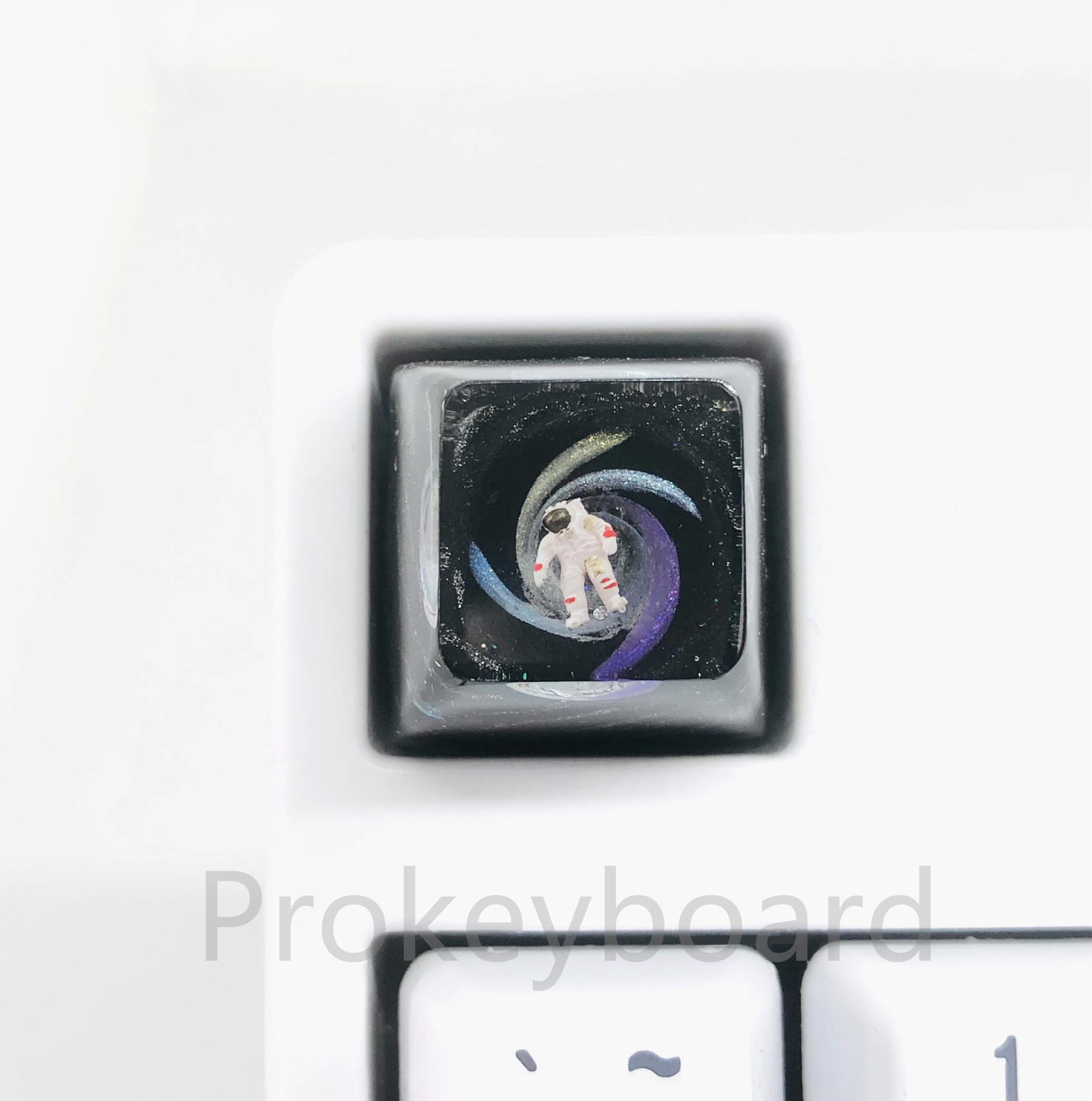 Interstellar Astronaut Resin Keycap SA Galaxy keycaps for Mechanical Keyboard