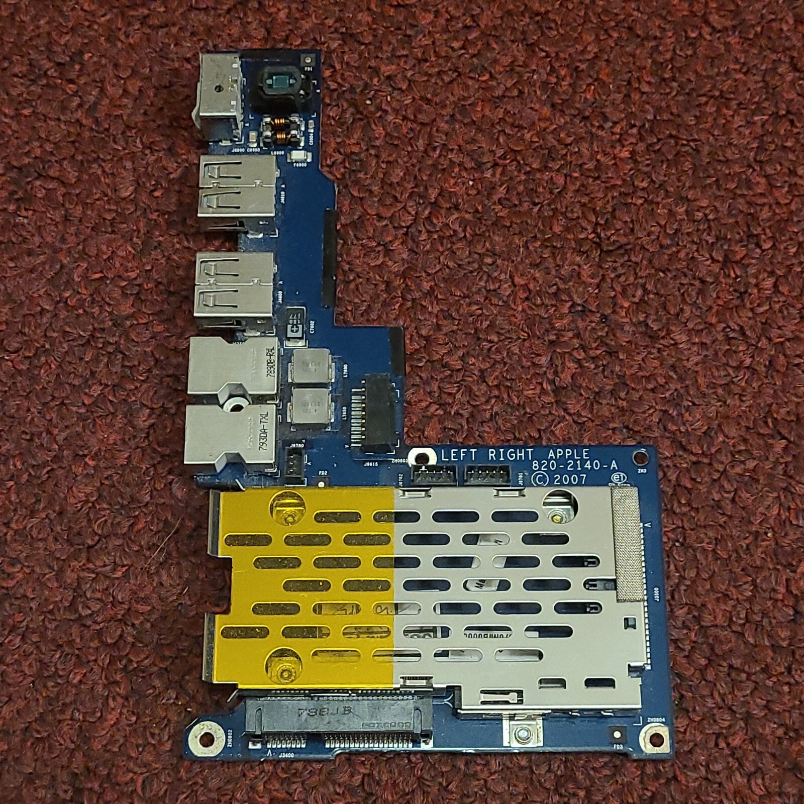 Used Power Audio Board 820-2140-A for MacBook Pro 17" A1229 2007