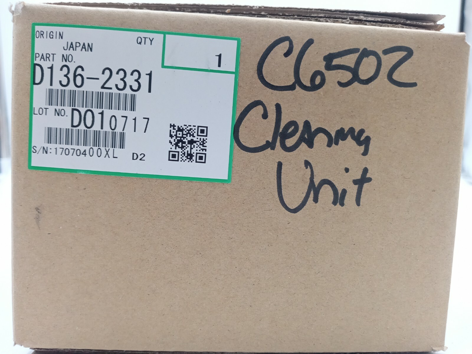 Original Ricoh D136-2331 Drum Cleaning Unit MP  C6502  C6502SP  C8002  C8002SP