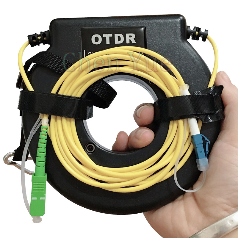 500m Mini OTDR Launch Cable Box Fiber Ring Drum Test SC APC-LC UPC SM G652D