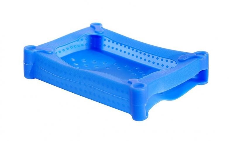 NEON Soft Silicone Protective Case for 3.5" hard drive / SSD - HDD-SOFTCASE-BLU