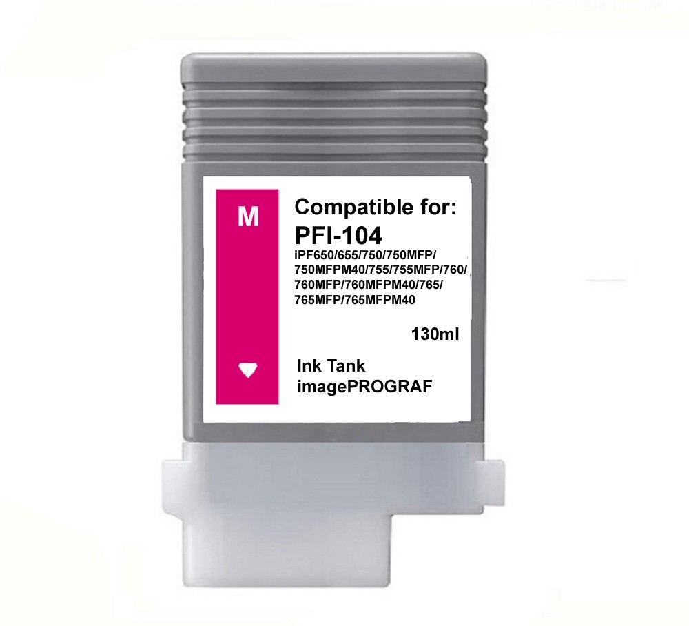 PFI-104 Magenta  Ink Cartridge for CANON PFI-104M iPF 750 750MFP 760 760MFP 765