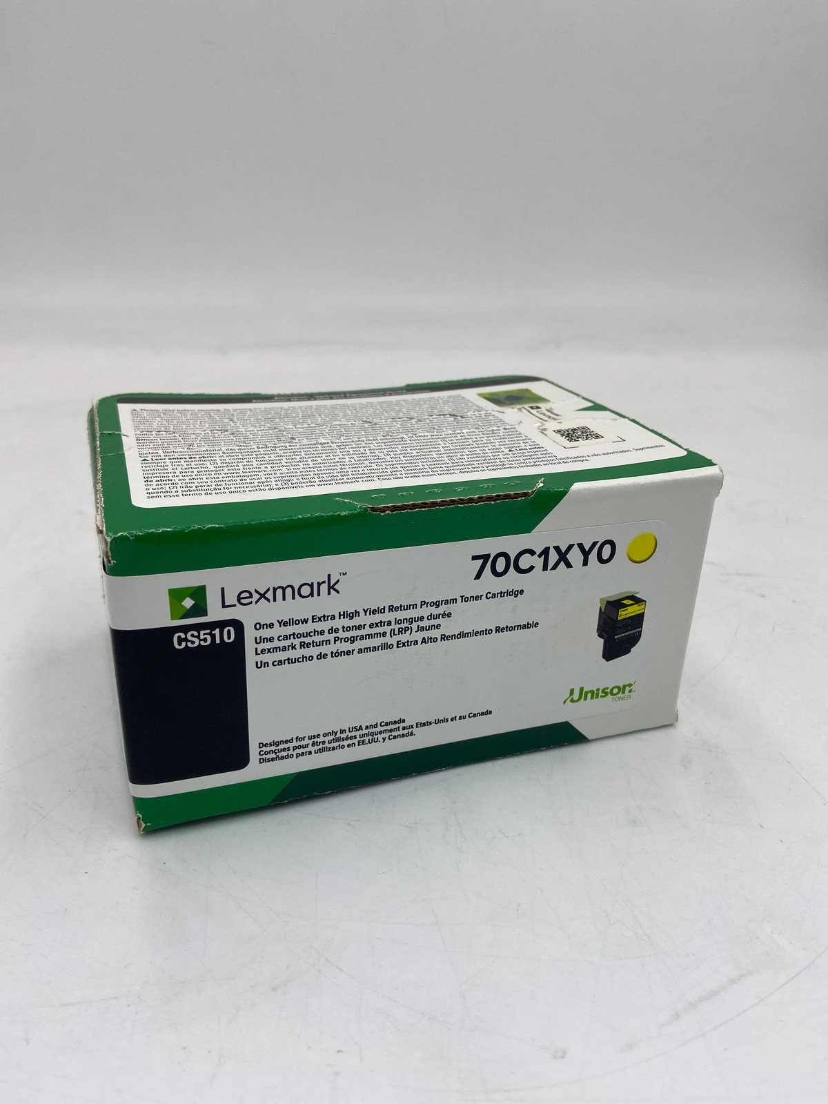 New Lexmark 70C1XY0 Yellow Toner Cartridge
