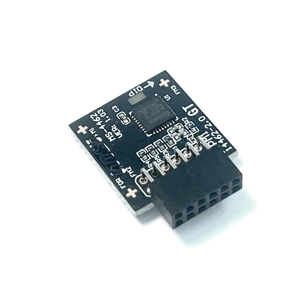 TPM 2.0 Security Module SPI 12pin SLB9670 For MSI MS-4462 PRO B550M-VC WIFI