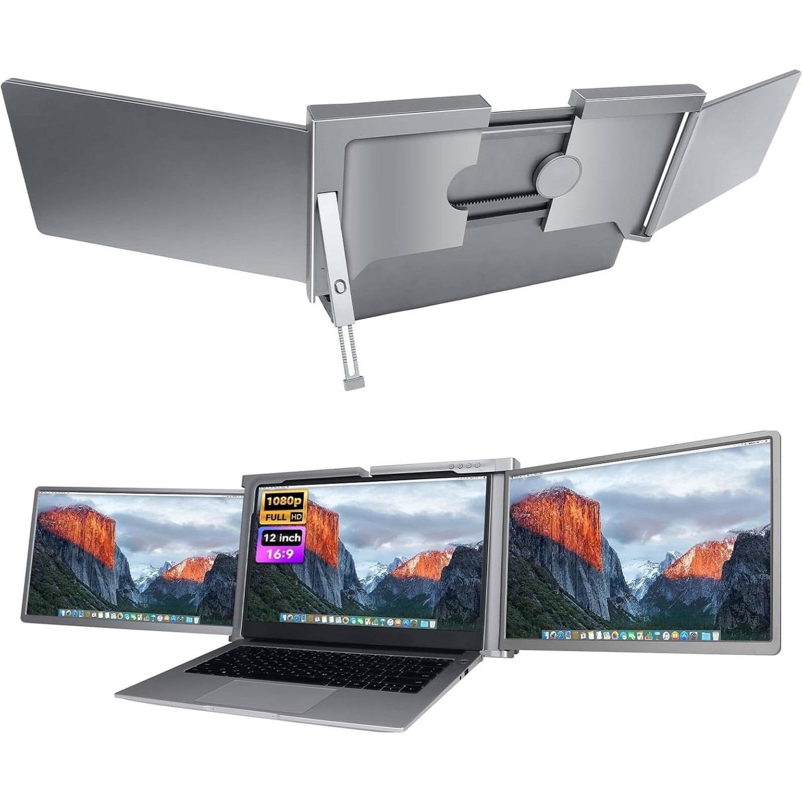 14.1 inch Dual Laptop Screen Extender Portable Monitor FHD Display 1080P