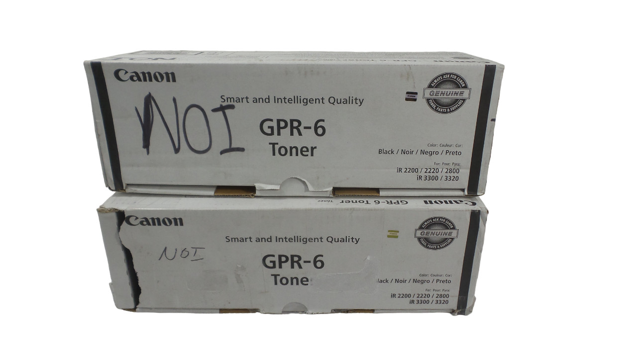 Lot 2 CANON GPR-6 BLACK DRUM UNIT - 6647A003[AA] - 