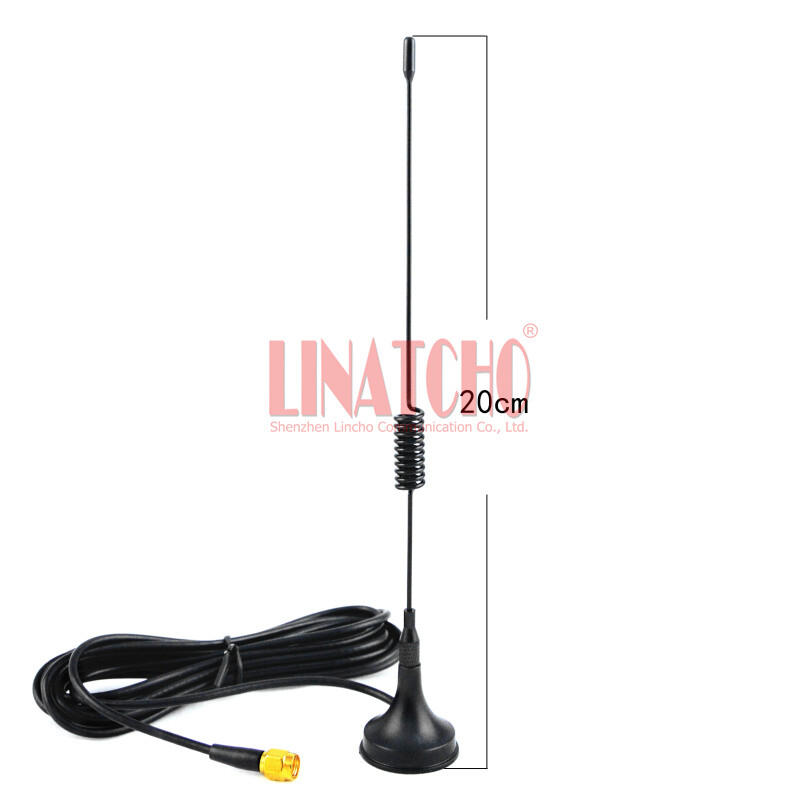 Vending Machine GSM 900MHz Small Magnetic Base Antenna 3M RG174 Cable SMA Male