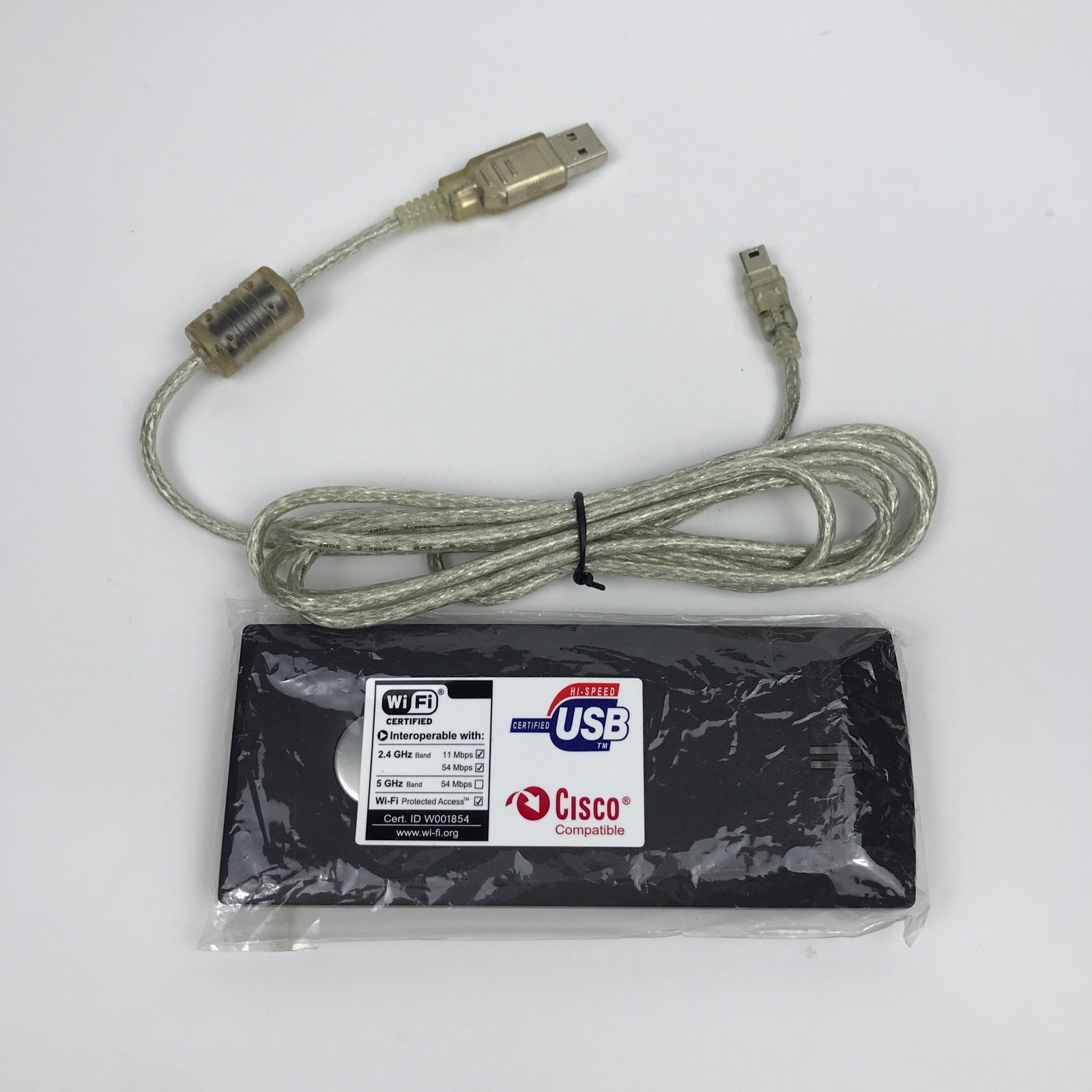 Dell TrueMobile 1300 Wireless Wi-Fi USB 2.0 Adapter T2349 54Mbps 2.4 GHz 802.11b