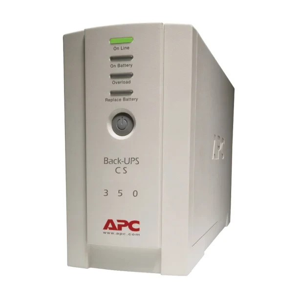 APC Back-UPS CS 350VA 210W UPS 6-Outlet Surge Protector Battery Backup BK350