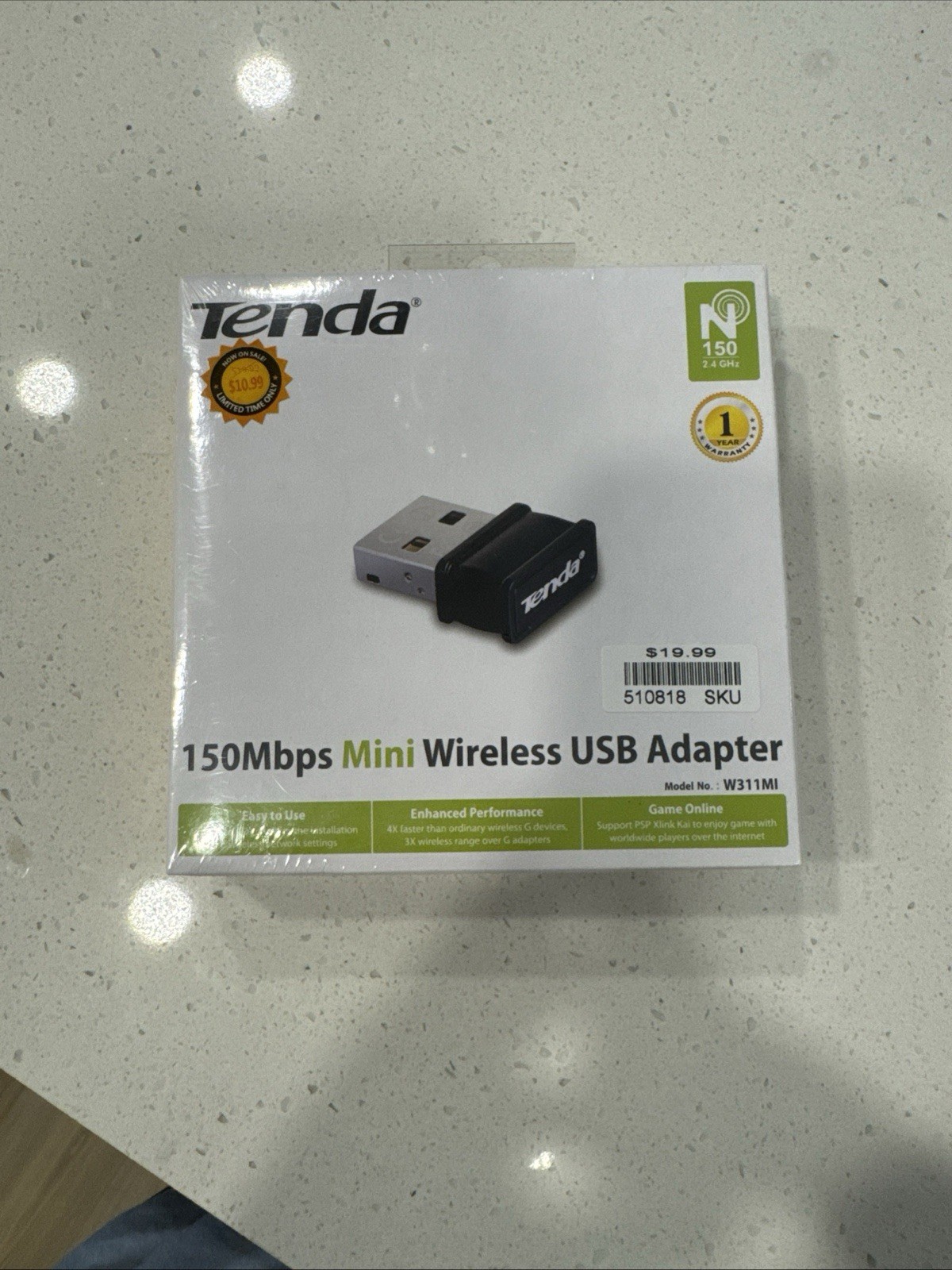 Tenda W311MI Wireless N150 150Mbps USB Adapter