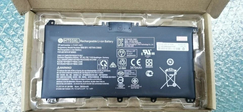 Genuine HT03XL L11119-855 Battery For Pavilion 14 15 17 15-CS 15-DA 15-DB 15-DW
