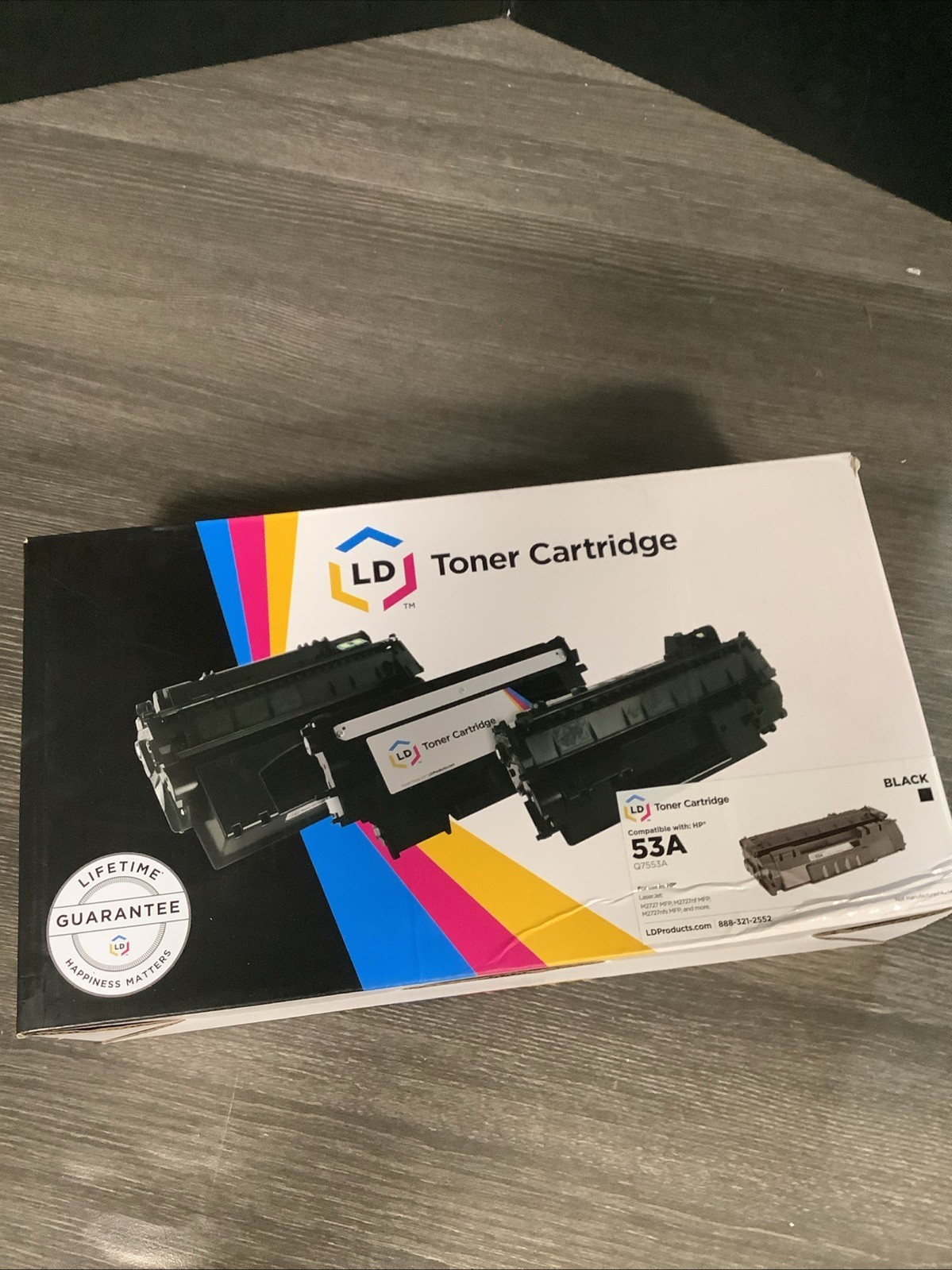 LD Q7553A 53A Black Laser Toner Cartridge for HP LaserJet M2727nf P2015d P2015dn